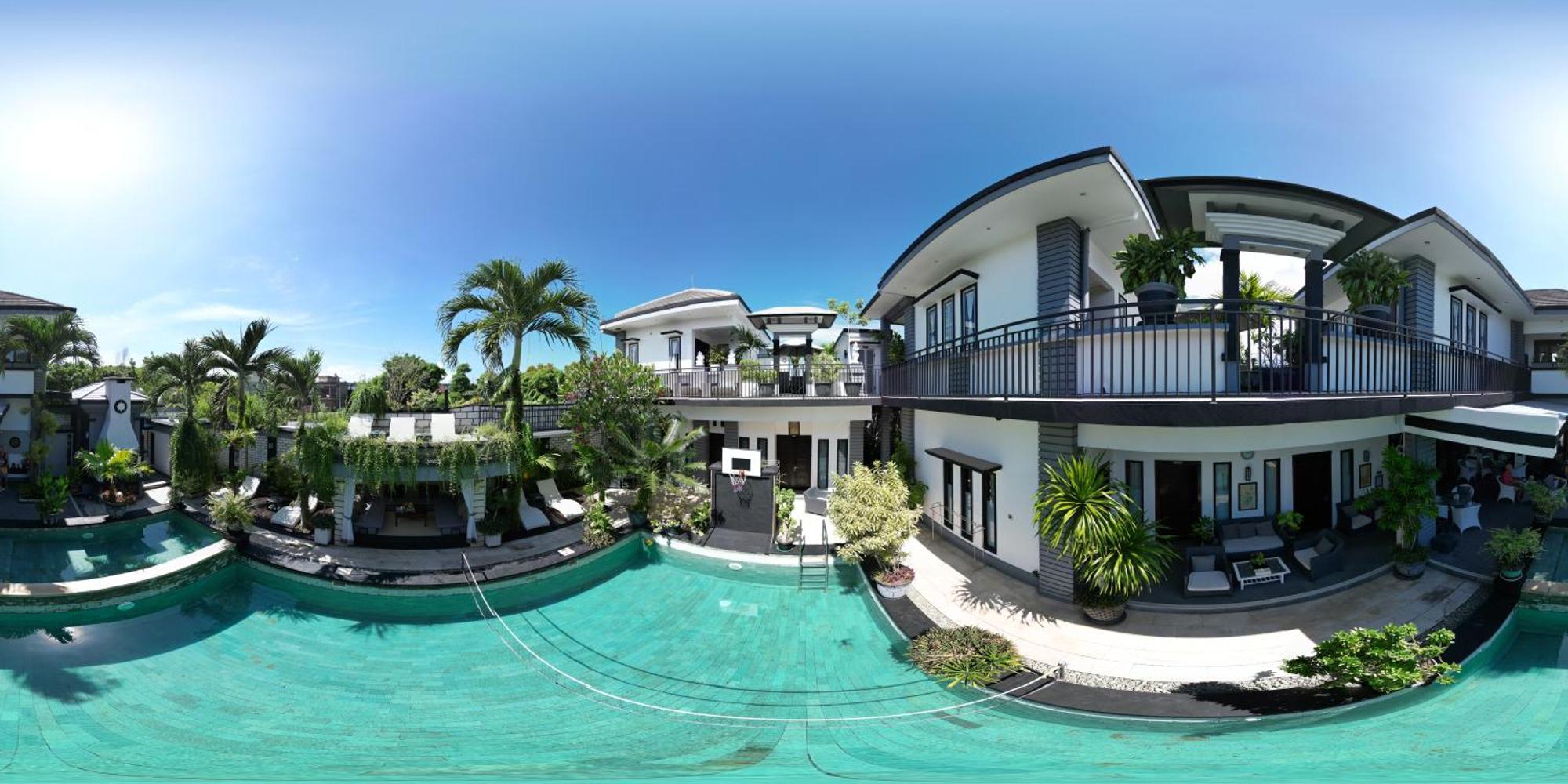 Villa Rumah Putih Abu Abu Senggigi Bagian luar foto